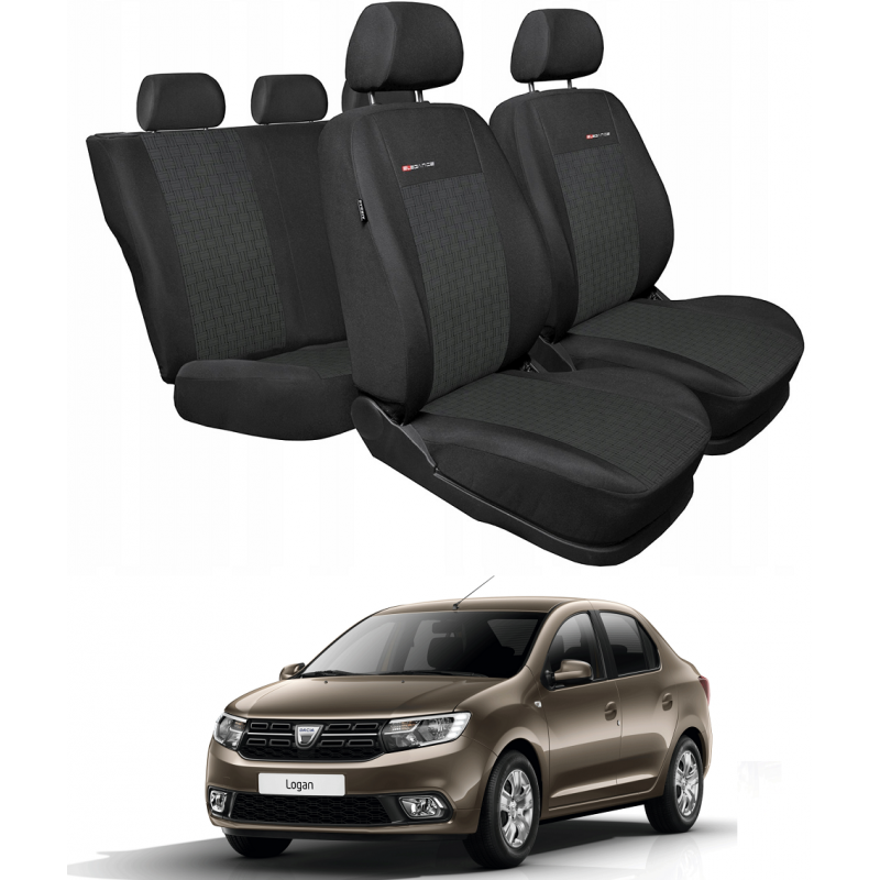 Scully possibility site Huse Scaune Dedicate Dacia Logan 2018 Premium 100% bumbac si textil