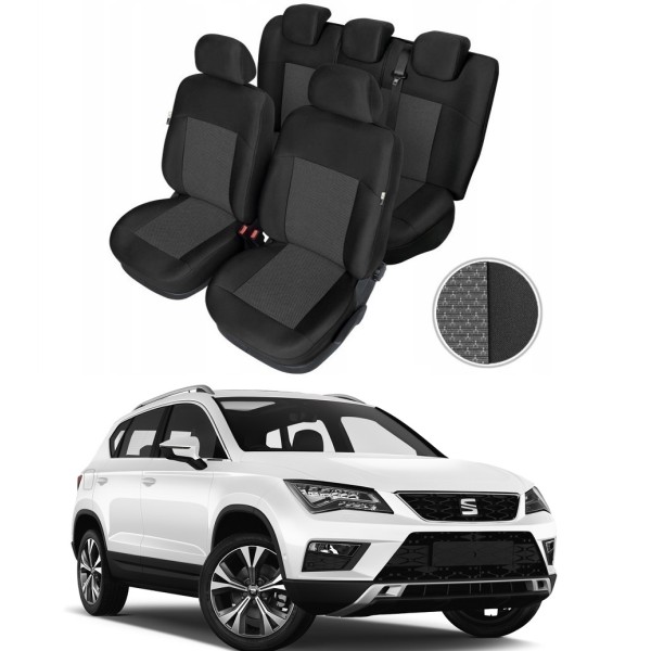 Huse Scaune Dedicate Seat Ateca 2016-2020 Premium Bancheta Fractionata