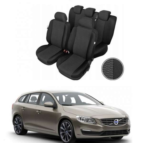 Huse Scaune Volvo V60 2013-2018 din bumbac model dedicat