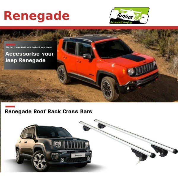 Bare Portbagaj Aero Jeep Renegade 2020 cu sistem antifurt 