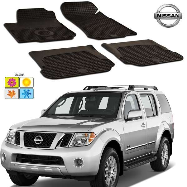 Set covorase auto Hitech din cauciuc Nissan Pathfinder  2005-2012