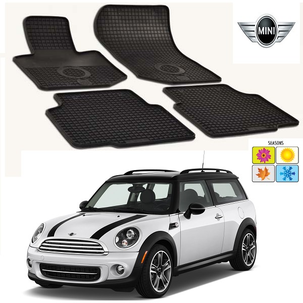 Set covorase auto Hitech din cauciuc Mini Clubman 2007-2014