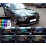  Angel Eyes Multicolor LED cu 16 culori BMW E36 Seria 3 