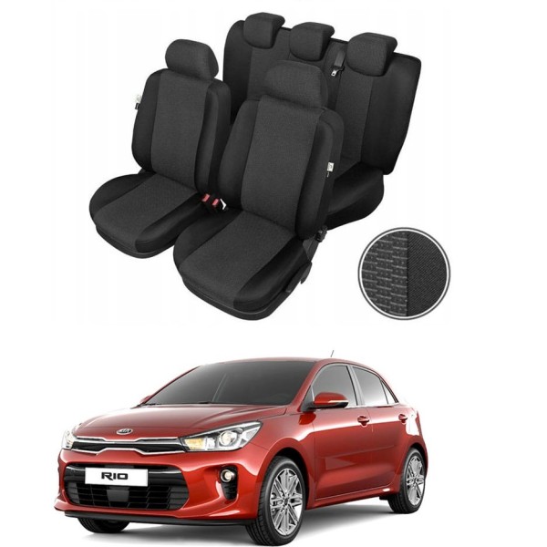 Huse Scaune Kia Rio 2011-2020 Premium Bancheta Fractionata