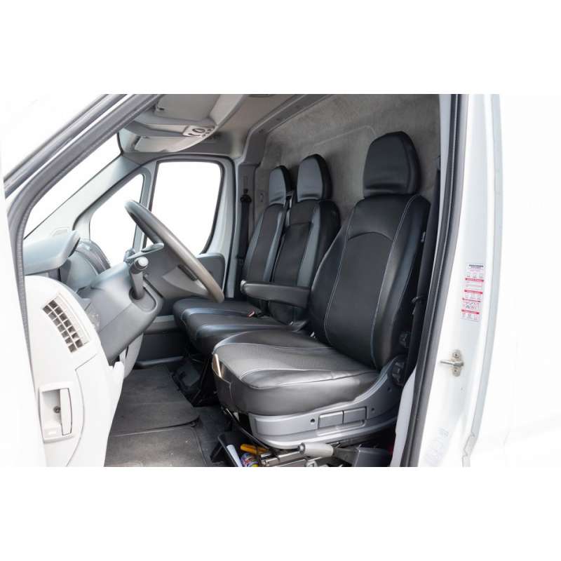 within Weave Afford Huse Scaune piele si textil Iveco Daily 2014-2020 cu cotiera si masuta